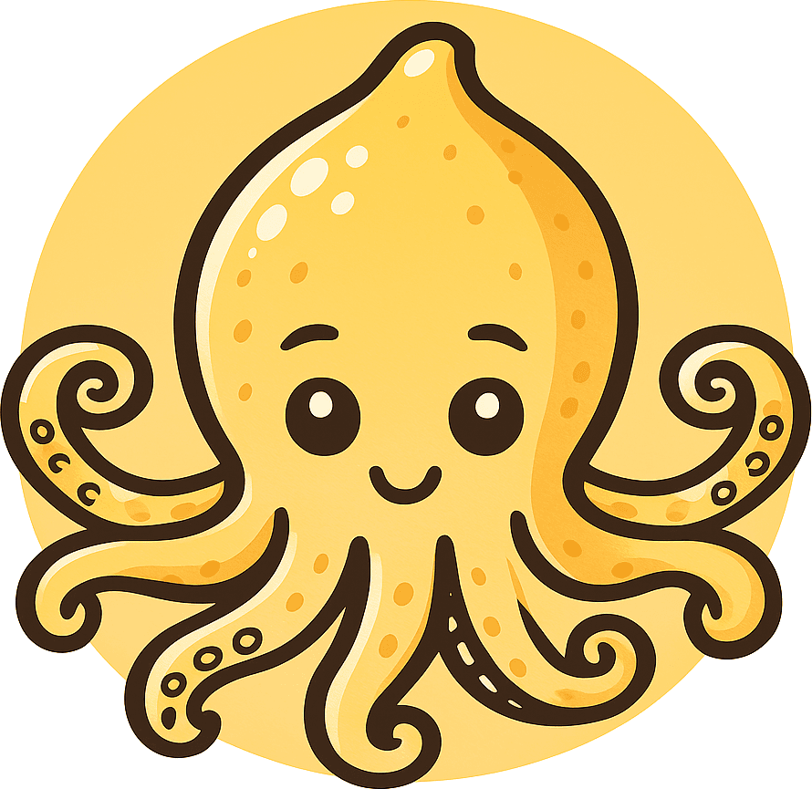 LemonOctopus mascot